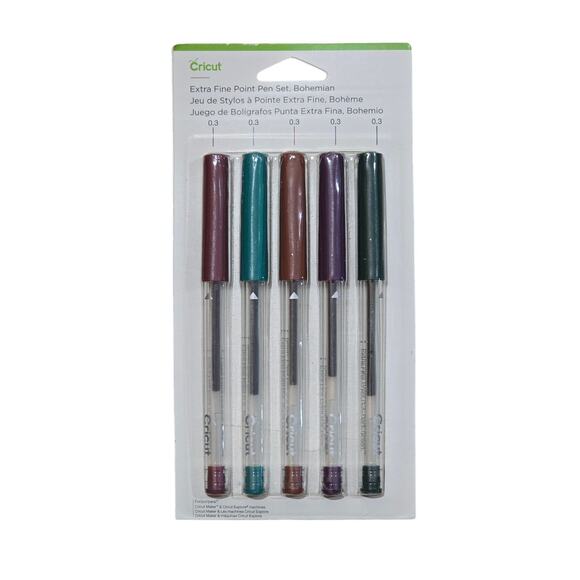 Cricut Extra Fine Point Pen Set Bohemian 5 colors NIB - Picture 1 of 2